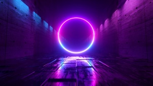 4K科幻光圈光影