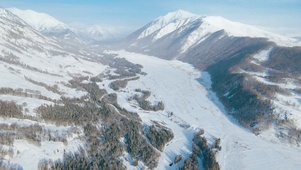 冬季雪山