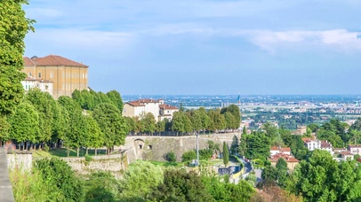 4K 高清 北部意大利中世纪镇