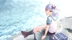 温馨午后海岸