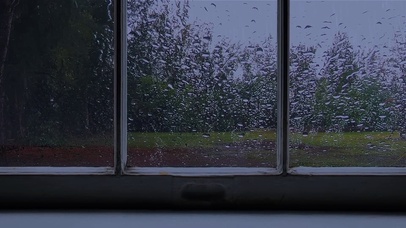 傍晚听雨