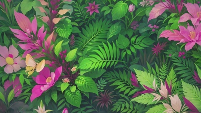 新春花草