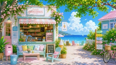 海边治愈小店