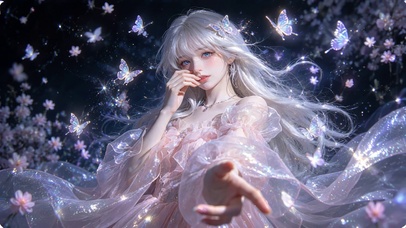 梦幻蝴蝶女孩