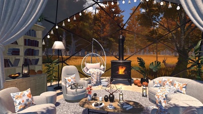 秋天户外的房间