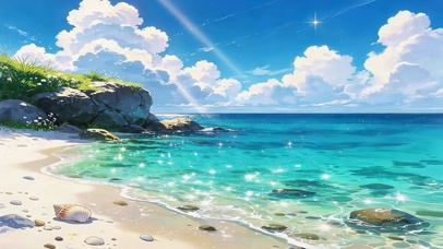 唯美的大海
