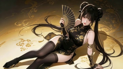 唯美旗袍女孩