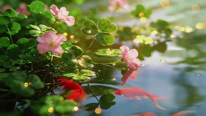 湖面小鱼