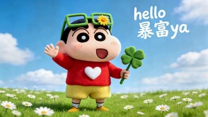 Hello暴富ya 蜡笔小新