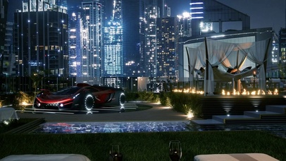 城市大厦豪华阁楼