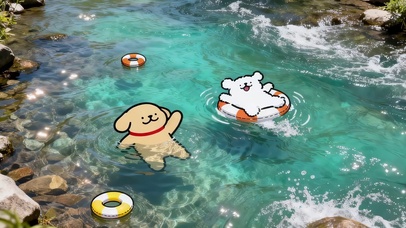 漂流的线条狗