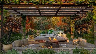  宁静的秋日午后