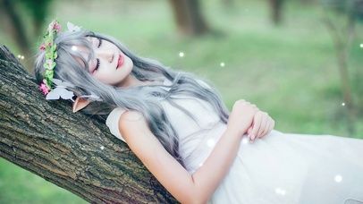 甜美精灵唯美壁纸4K