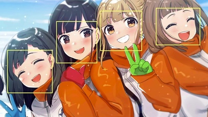 拍照的女孩们