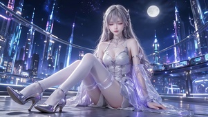 赛博紫辉夜城