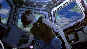 AI飞船上少女
