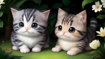 4K两只小猫
