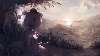 黄昏中的妖怪之山