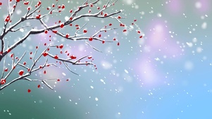 大雪纷飞