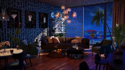 海滨舒适咖啡馆