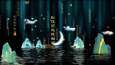 唯美中国风水墨山水