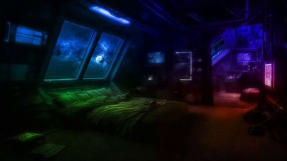 深邃的宇宙船舱