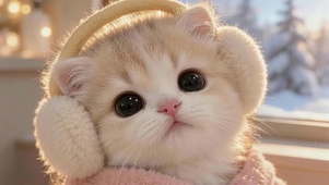 可爱小橘猫