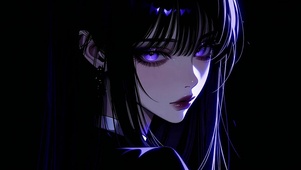 暗紫酷感少女