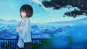 雨中漫步