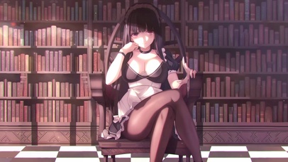 图书馆黑丝女仆