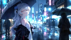 东雪莲雨天