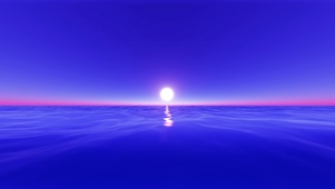 唯美海面日出