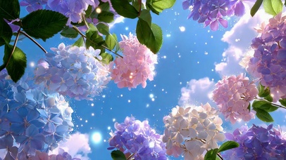 晴空绣球