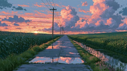 二次元动漫风景