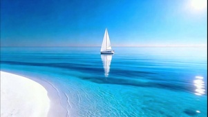 蓝天大海杨帆起航4K