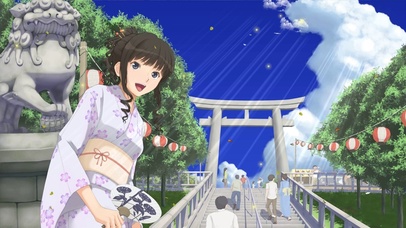 欣赏东京公园人群.