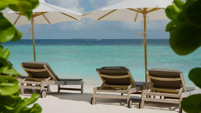 4K马尔代夫休闲海滩