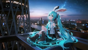 卡哇伊兔耳萌系初音未来