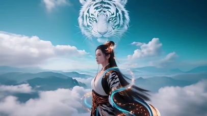 训虎的女孩