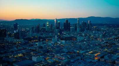 4k 城市风景 航拍