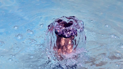 放松与宁静的喷泉