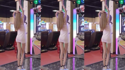 跟女朋友学跳舞