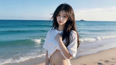 治愈可爱女孩