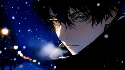 雪夜酷感少年