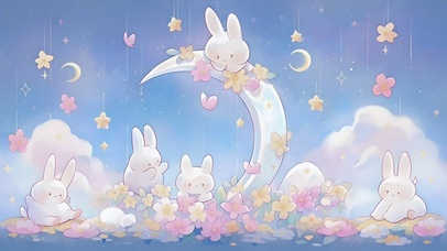 月上花海的兔兔