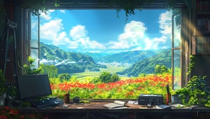 布吉岛-窗外
