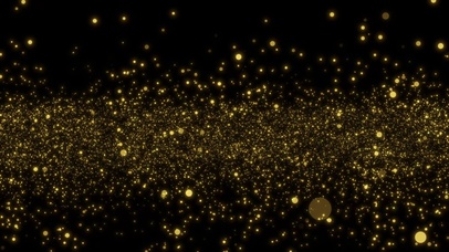 浪漫金色光斑飘飞