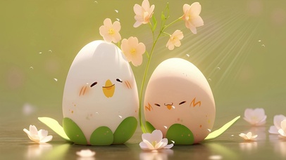 简约护眼ai壁纸