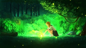 夜晚的森林
