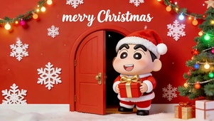 圣诞礼物可爱小新